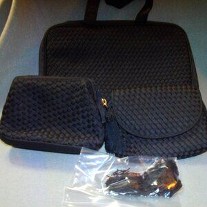 Americana 3pc Woven Travel Set- Cosmetics/toiletries/more